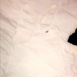 Plain white tank top